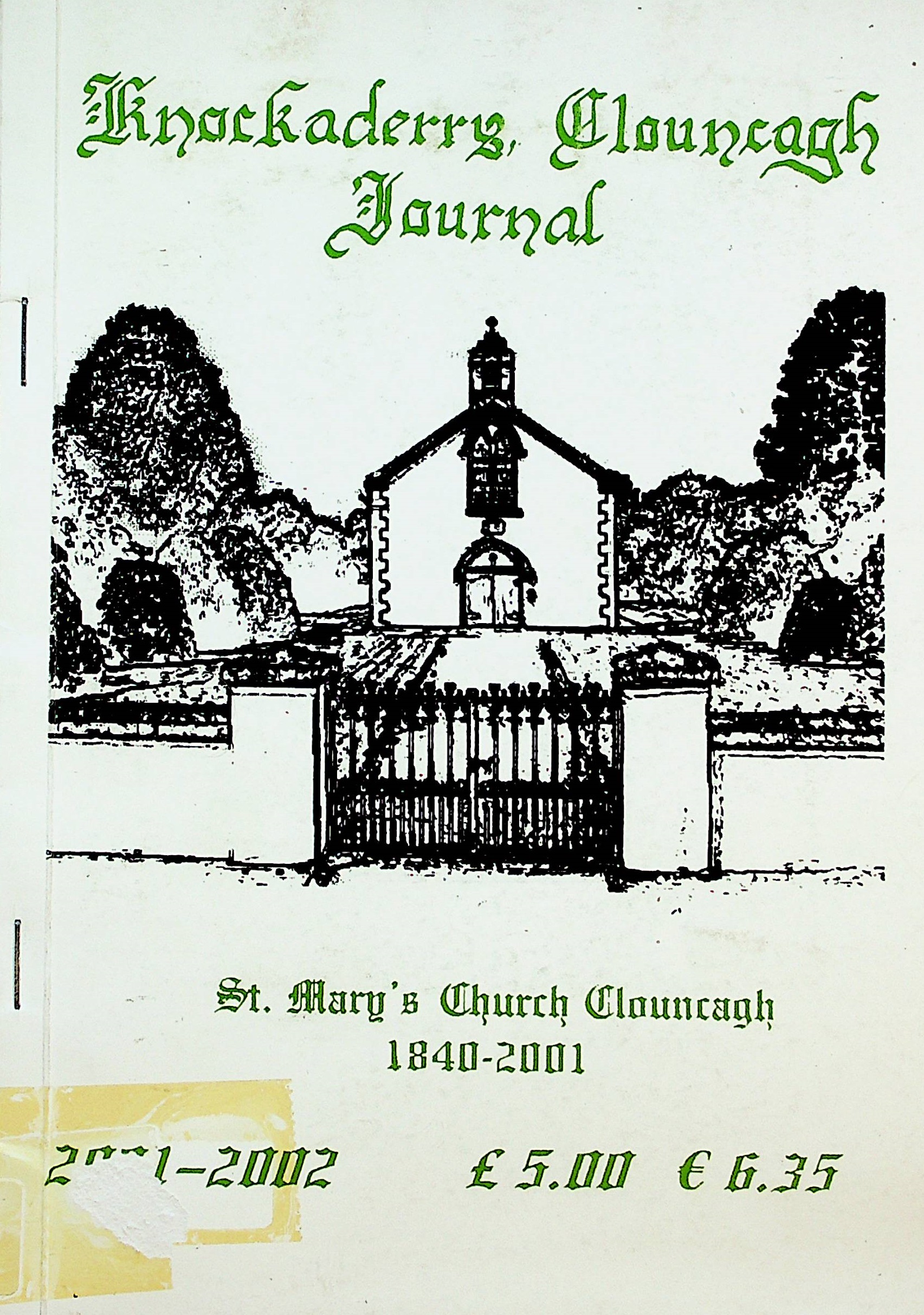 Knockaderry, Clouncagh Journal