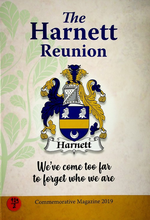 The Harnett Reunion: commemorative magazine by Carina Prendiville (2019)