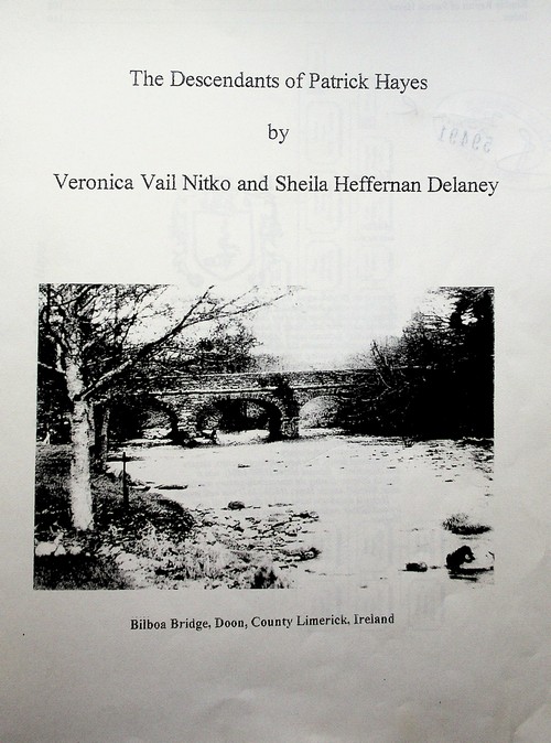 The Descendants of Patrick Hayes by Veronica Vail Nitko and Sheila Heffernan Delaney (2000)