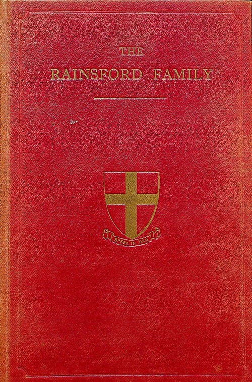 Rainsford family genealogical material compiled by Colin Rainsford