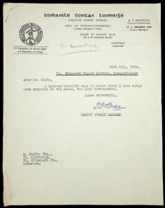 cover note for no. 3b